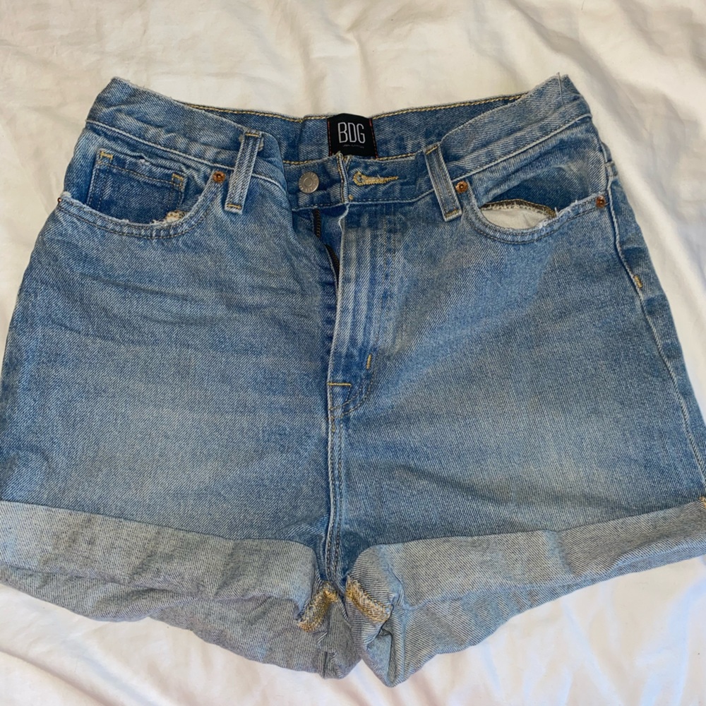 Vintage BDG high waisted jean shorts